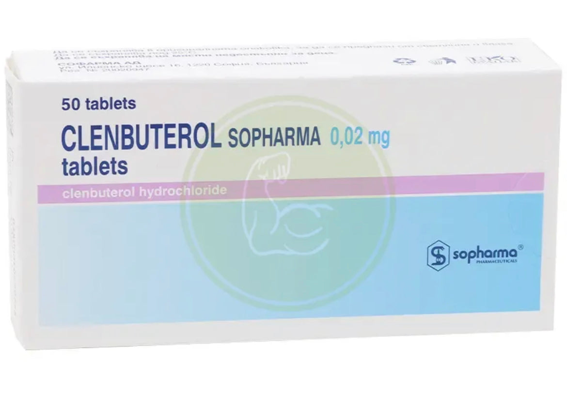Sopharma Clenbuterol 50 tabs (0,02 mg/tab)