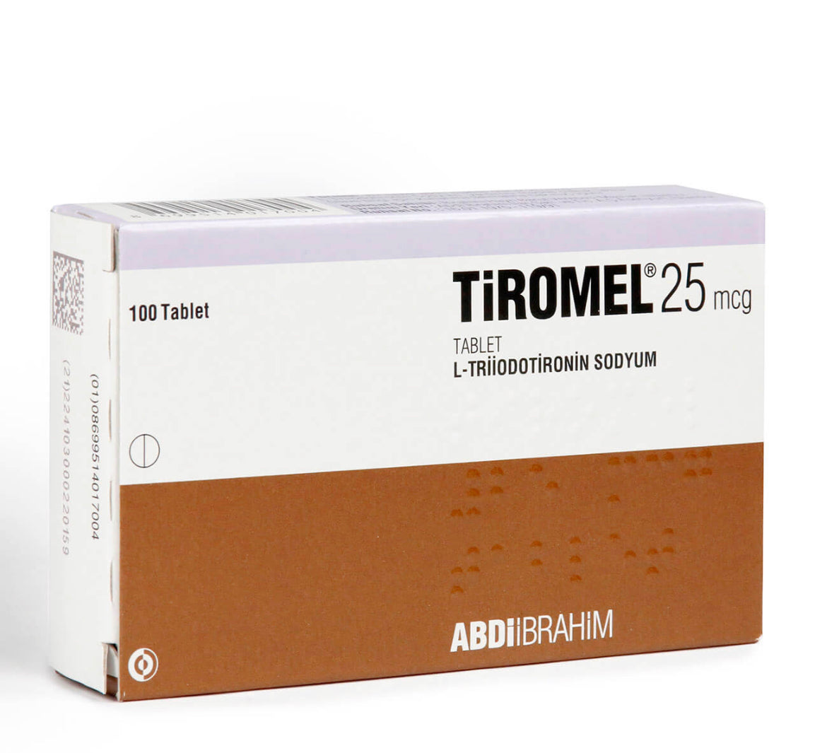 Tiromel 25mcg 100tab Abdi Ibrahim