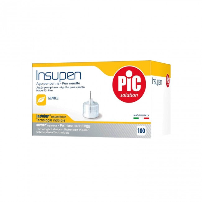Agujas para bolígrafo (Insupen - PIC Solution Italy) - 100 uds. (1 caja)
