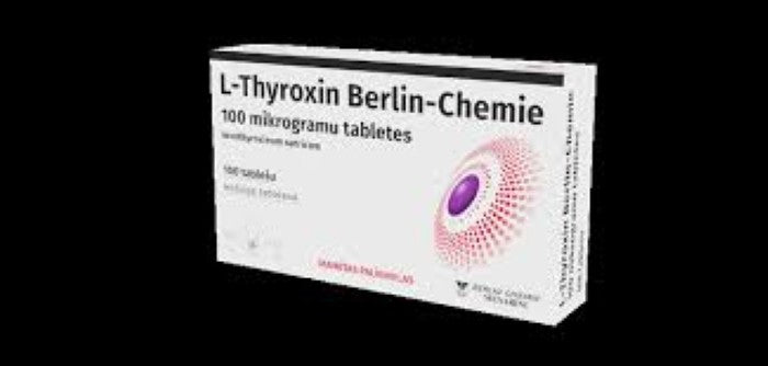 T4 LThyroxyn   100tabs x 100mg BerlinChemie