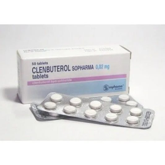 Clenbuterol Sopharma (Clen Hydrochloride) - 50tabs (0.02mg/tab)