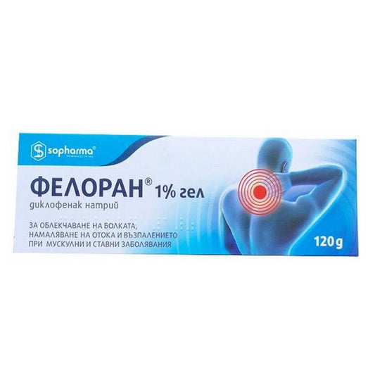 Diclofenac (Sopharma) - Feloran Gel 1%